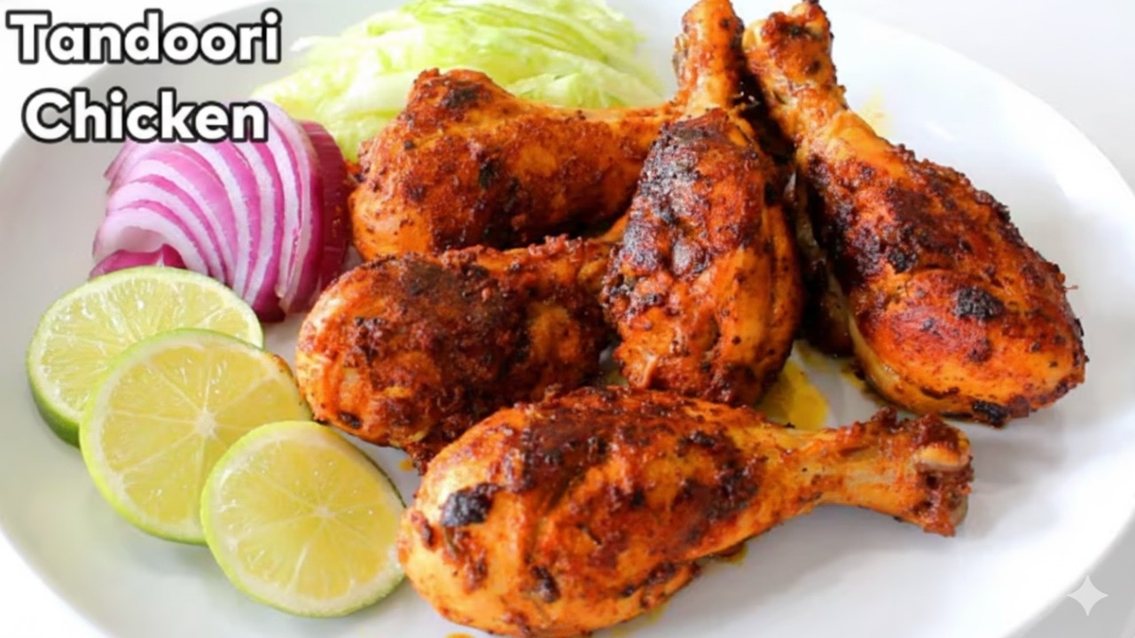 Perfect Tandoori Chicken Without Oven  & Tandoor | बिना ओवन तंदूरी चिकन By Anshu's Kitchen #cooking