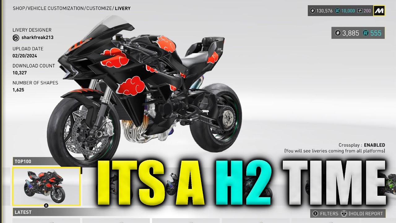 BUYING & FULLY CUSTOMIZING The LEGENDARY KAWASAKI NINJA H2 In The Crew Motorfest! 😈