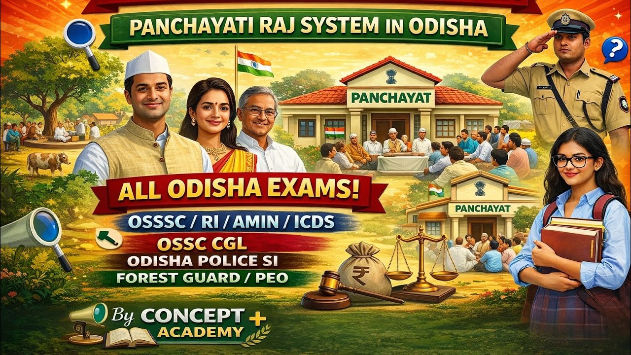 Local self -government in Odisha OSSC CGL osssc Odisha police 