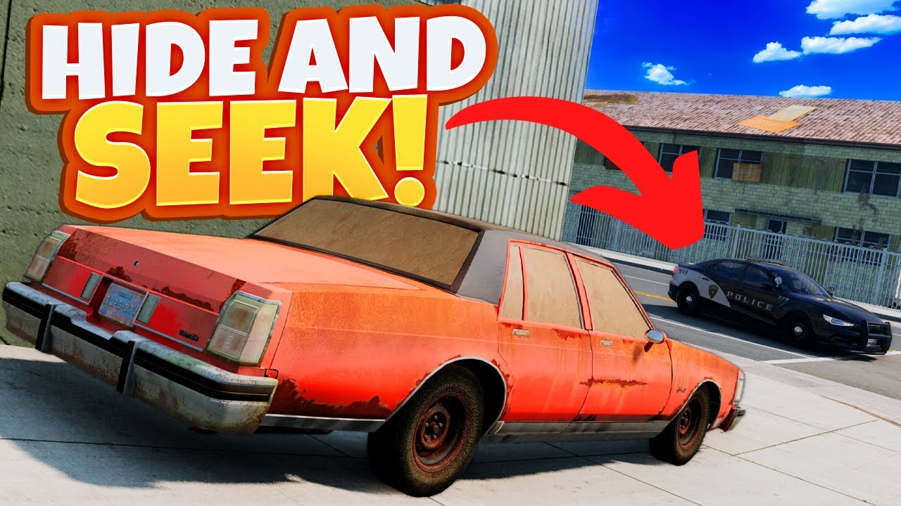 Car Hide & Seek with the Rustiest Junker in BeamNG Drive Multiplayer Mods!