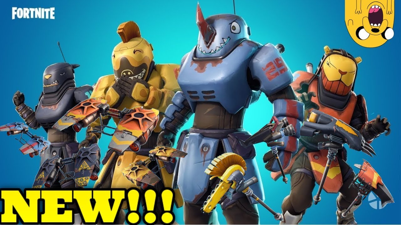 Fortnite: BEASTMODE!!! - MAULER!!! - FUEL!!! - ROBOTS! NEW SKINS!!!, NEW PICK AXE!!!, NEW GLIDERS!!!