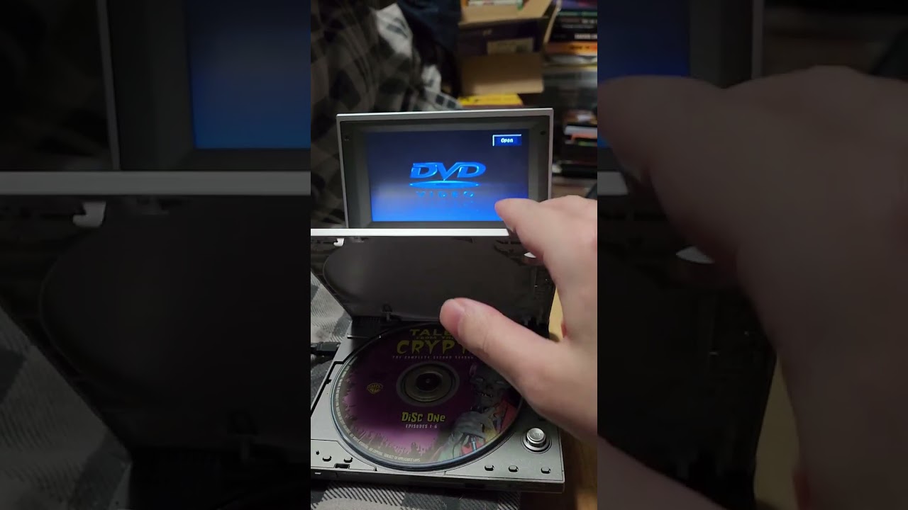 Portable DVD Player From The Crypt!