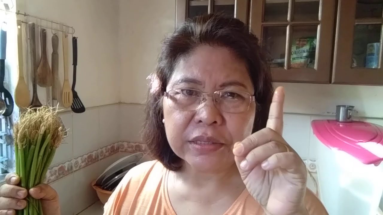 How to cut kangkong / spinach vegetables in 3 steps only- madermaring vlog