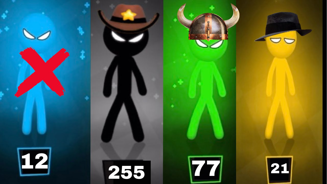 Stickman Party // Tournament Mode 1234 Player Random //New Update  // Funny game Part 18