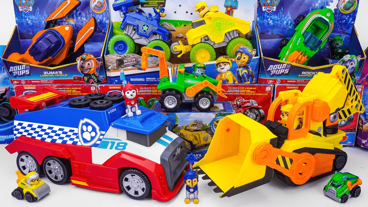 PAW Patrol to the Rescue!Paw Rubble & Crew Set with ALL Pups 🐶🚨 | Paw Patrol Unboxing ASMR#pawpatrol