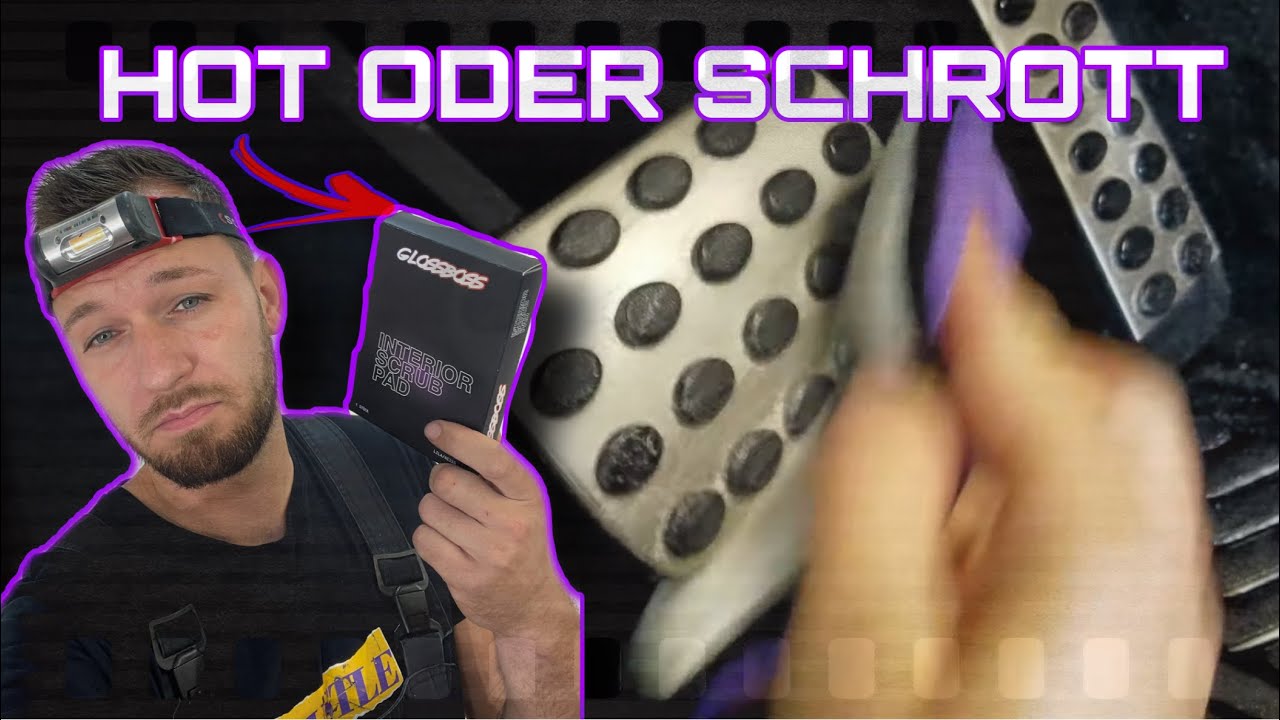 Neues Tool für die Fahrzeug-Innenraum-Aufbereitung | GLOSSBOSS | Interior Scrub Pad