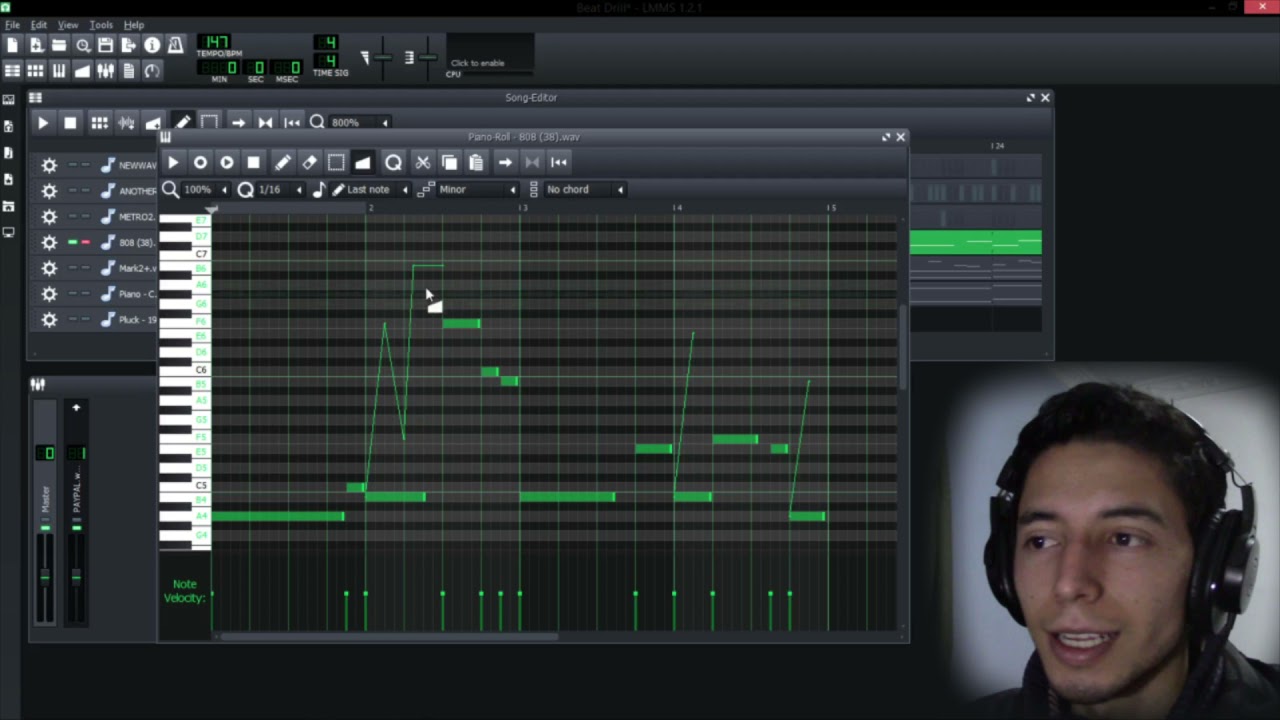 Como hacer trap drill en lmms / como hacer drill en lmms / lmms tutorial
