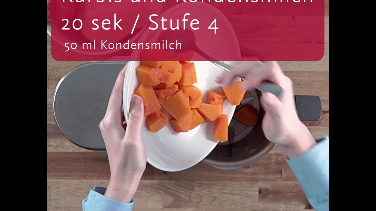 Monsieur Cuisine &eacute;dition plus Rezeptvideo: K&uuml;rbisk&uuml;chlein