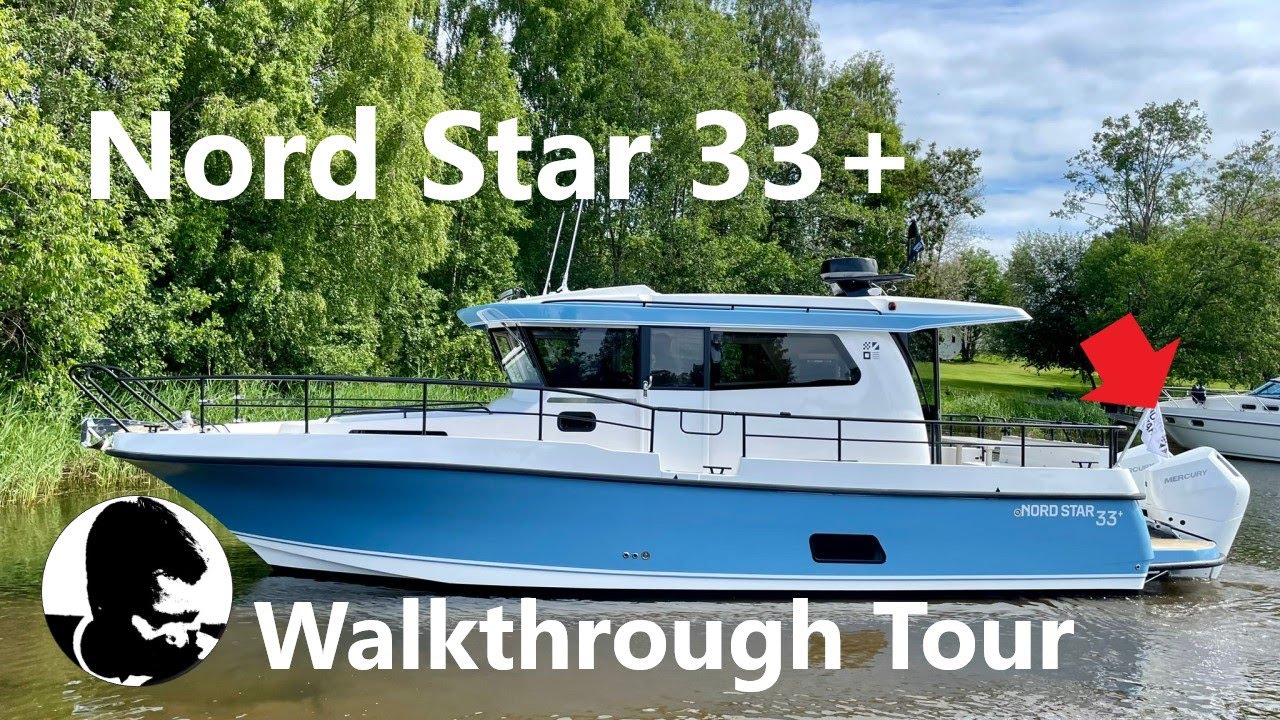 Nord Star 33+ Cruiser Outboards - Boat Walkthrough Video Tour