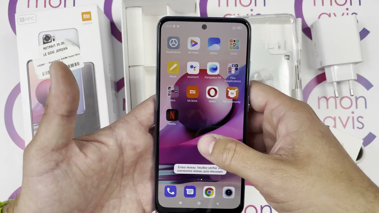 Déballage du Redmi Note 10S