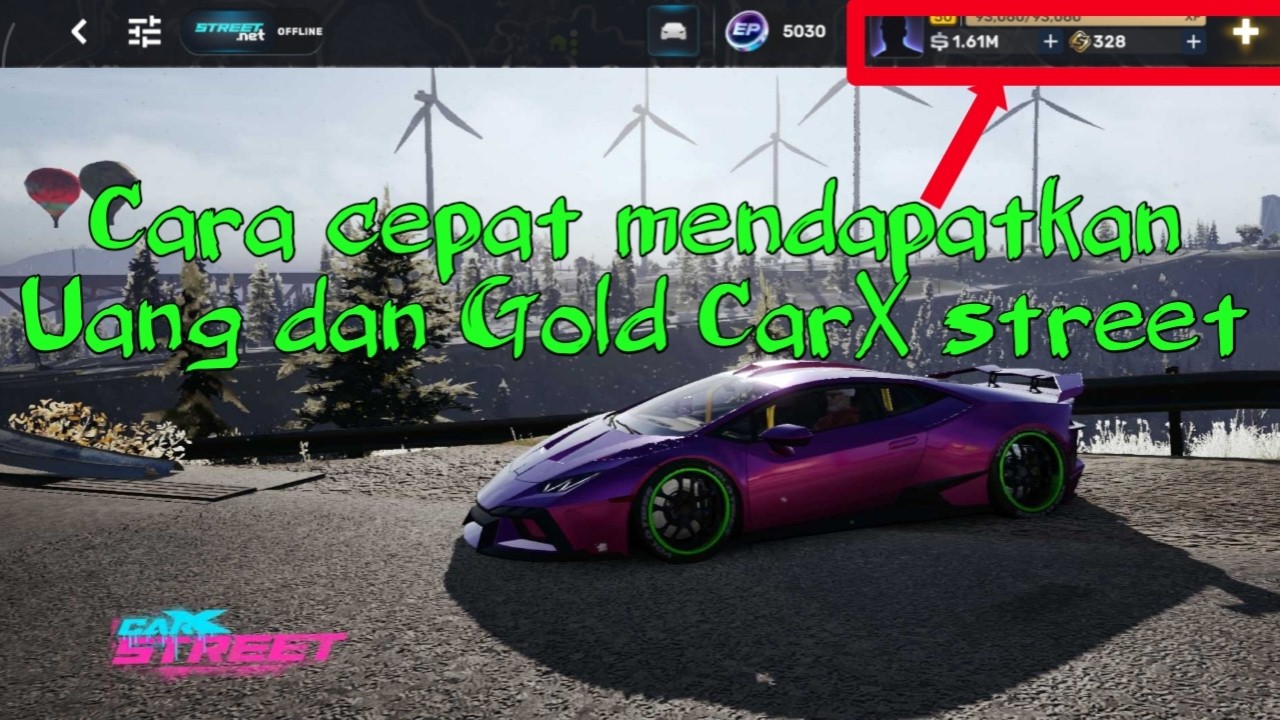 Cara cepat mendapatkan Silver dan Gold Di CarX Street