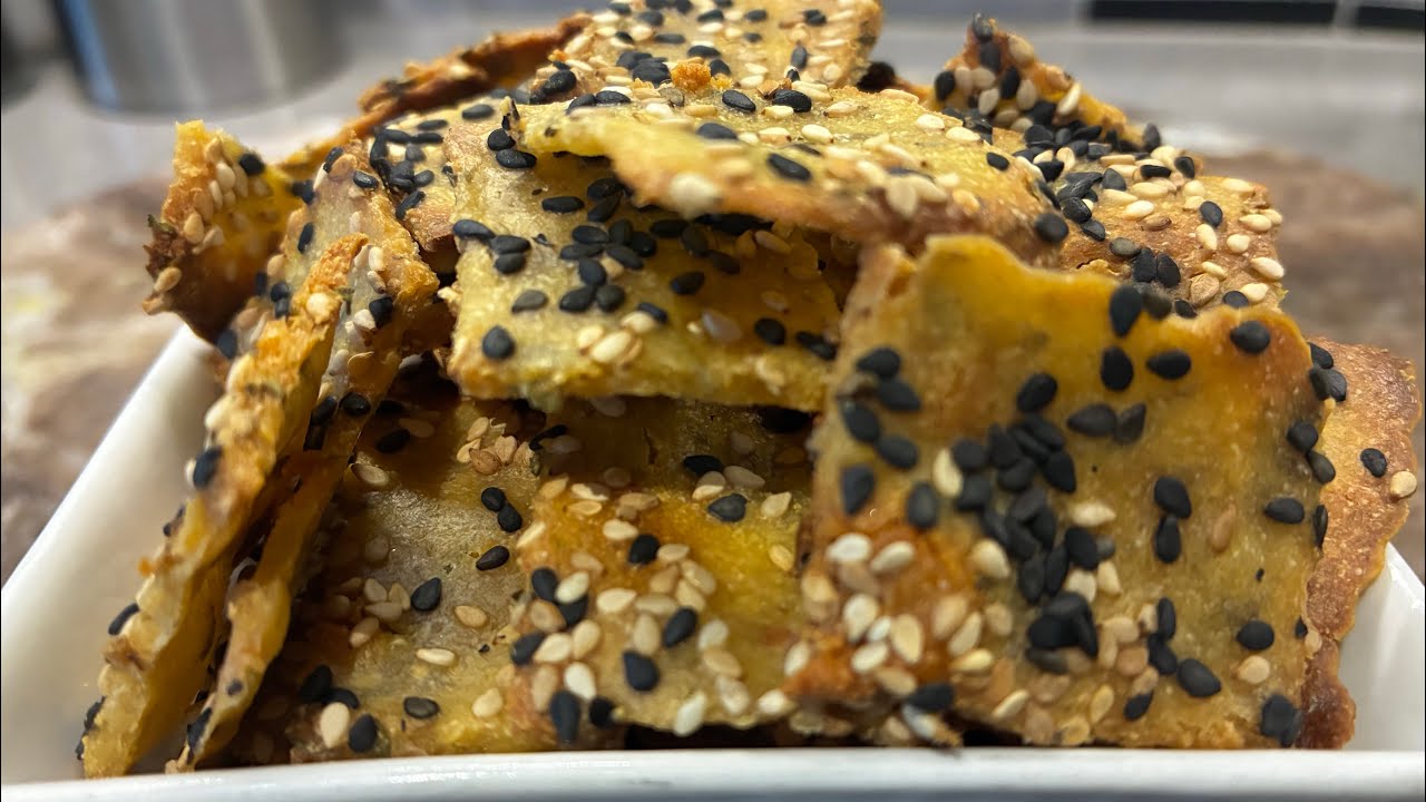 Craquelins de quinoa trempé sans gluten | Healthy gluten free Quinoa Crackers