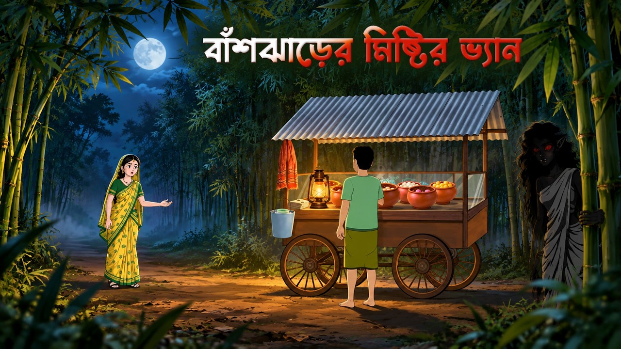 বাঁশঝাড়ের মিষ্টির ভ্যান | Bengali Village Ghost Story | Bangla Bhuter Golpo | Story Bird
