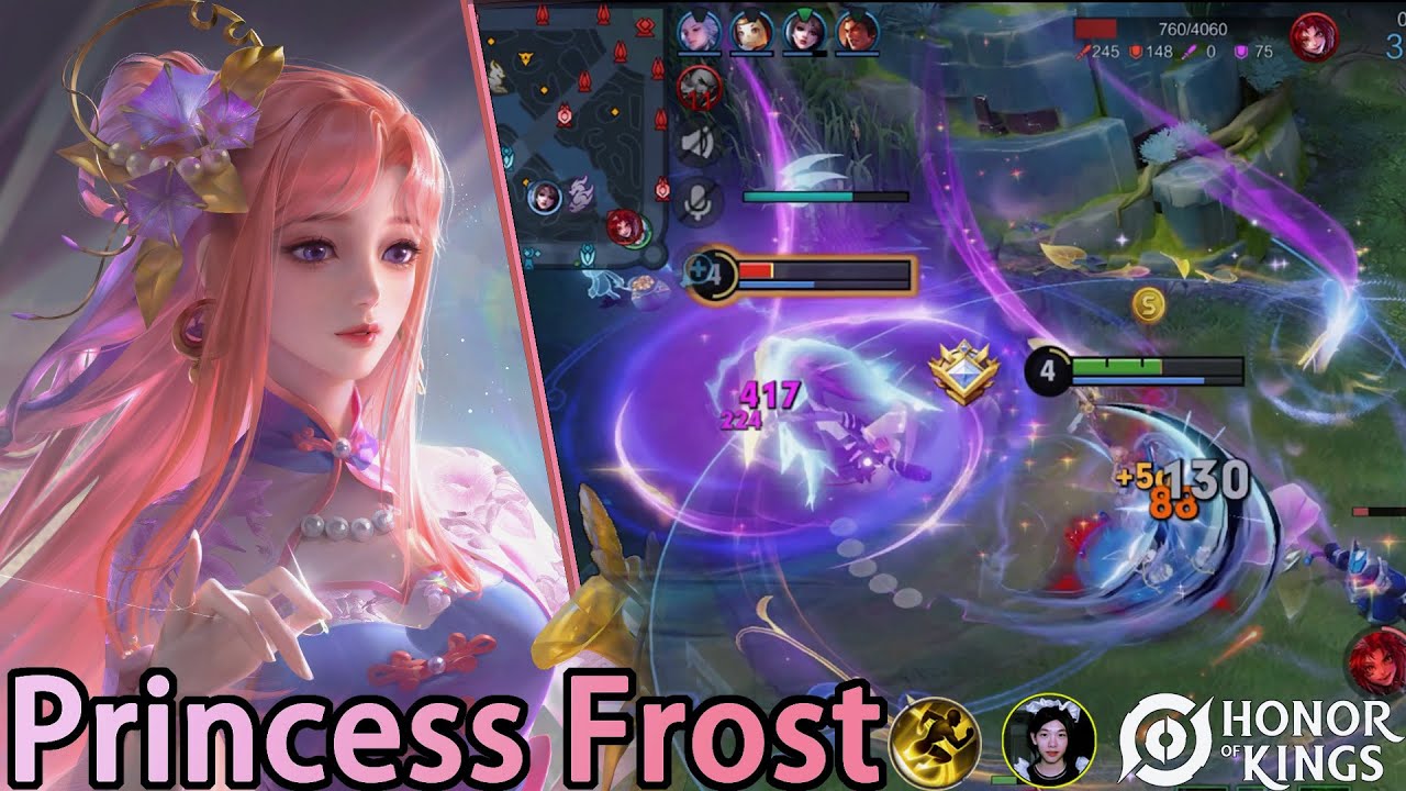 Honor of Kings（Princess Frost）Costume designer theme skin｜Skin temática do figurinista
