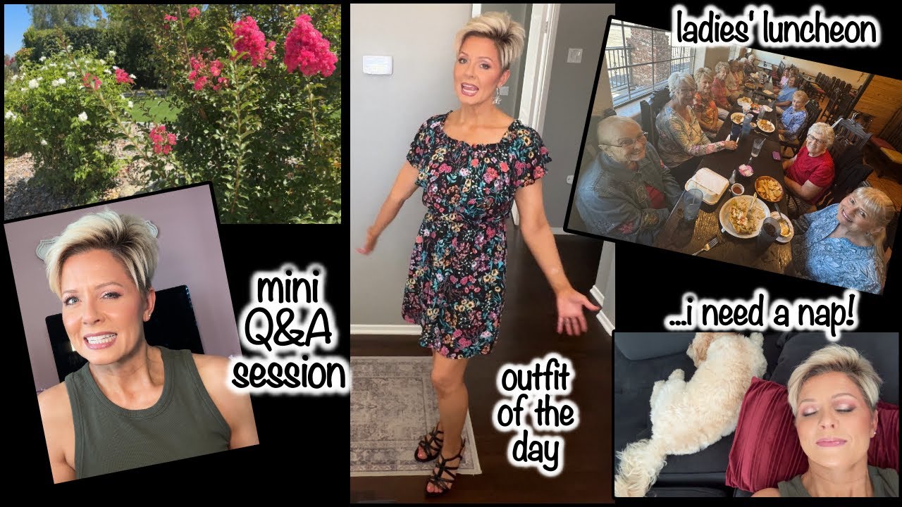 Saturday VLOG 💕 GRWM for a Ladies Luncheon + Mini Q&A!