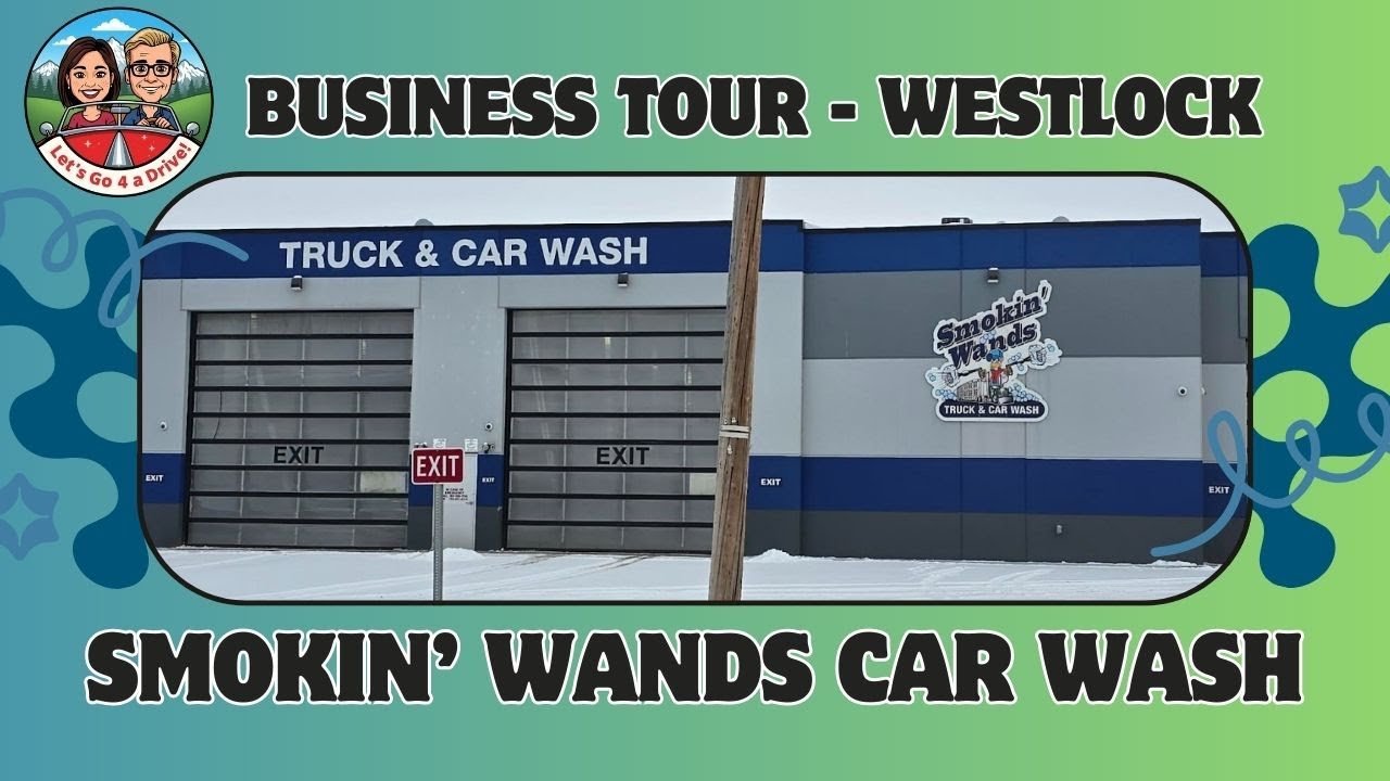 Join us on a drive through Smokin' Wands Car Wash in Westlock, Alberta! 🚿 #smokinwands #carwash #ab