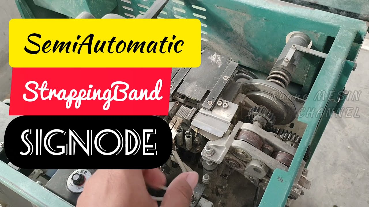 Strappingband SIGNODE CYCLE GOES ON || Direct problem || Mesin jalan terus || not in home position