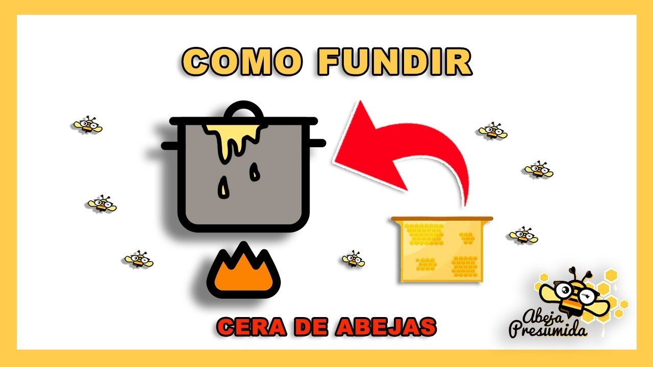 Como FUNDIR CERA de Abeja 🐝🧡🎥 Modo casero
