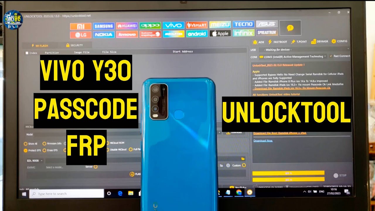 Vivo y30 FRP UnlockTool
