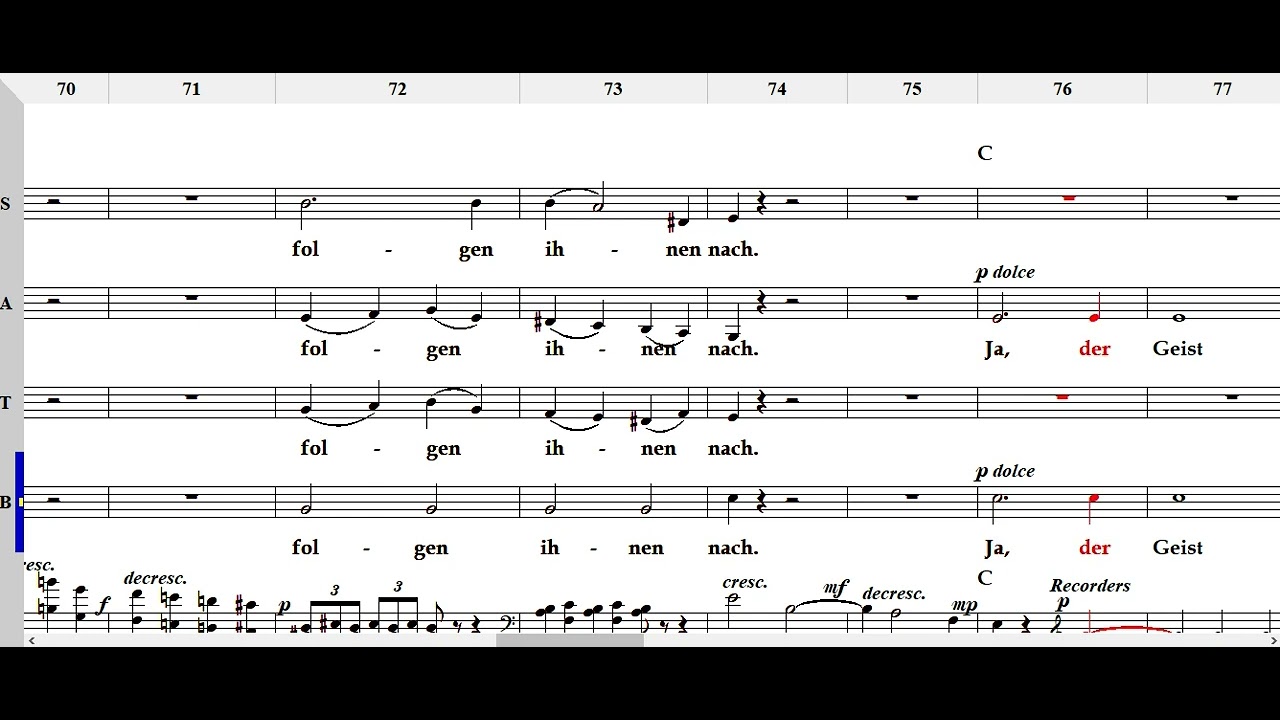 7. Selig sind die Toten (Brahms Ein deutsches Requiem) Bass