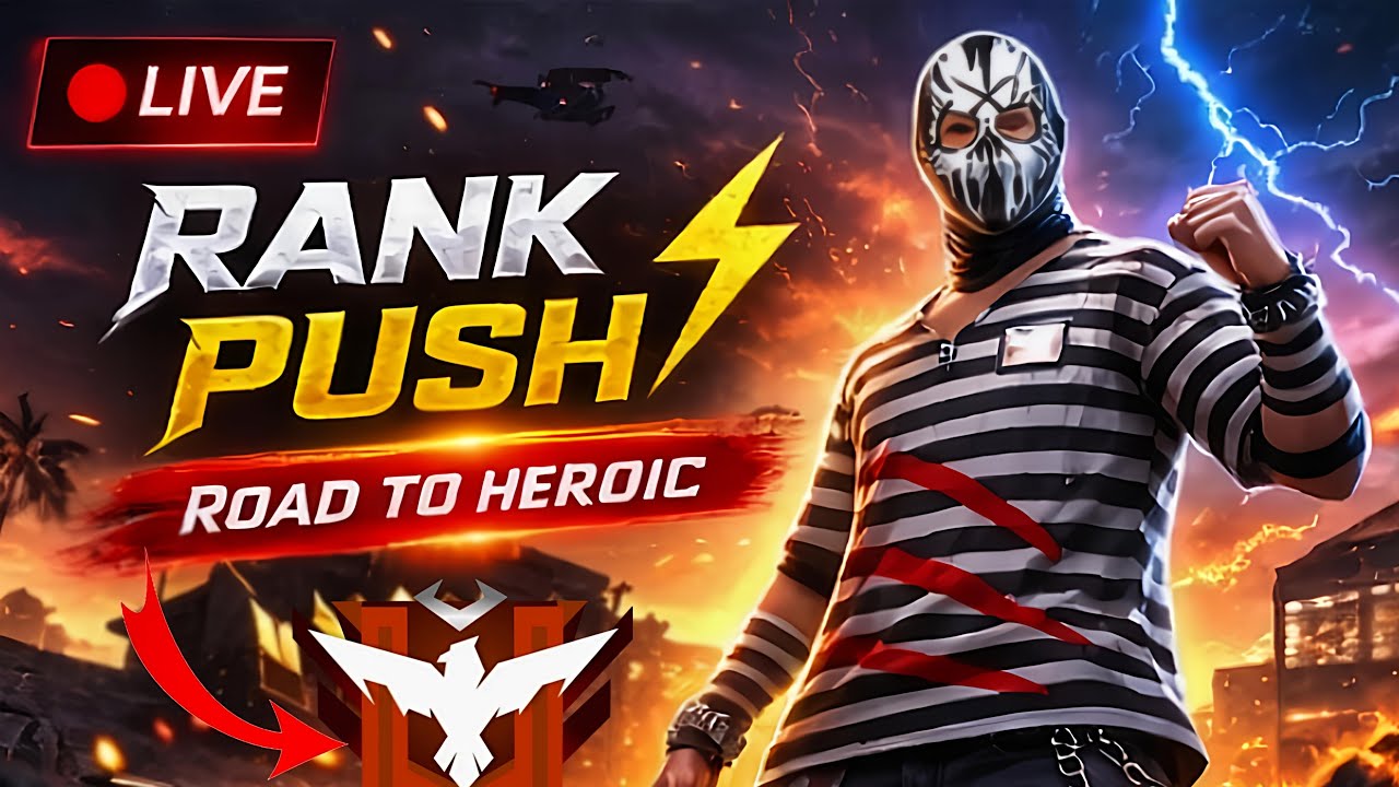 FREE FIRE LIVE  🥵 | Rank Push Challenge | Watch Till End || #freefirelive #shorts #viral