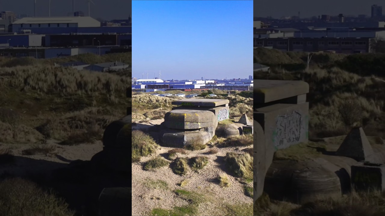 Festung IJmuiden M178 Leitstand Bunker  #leitstand #bunker #atlantikwall #wn84 #festungijmuiden