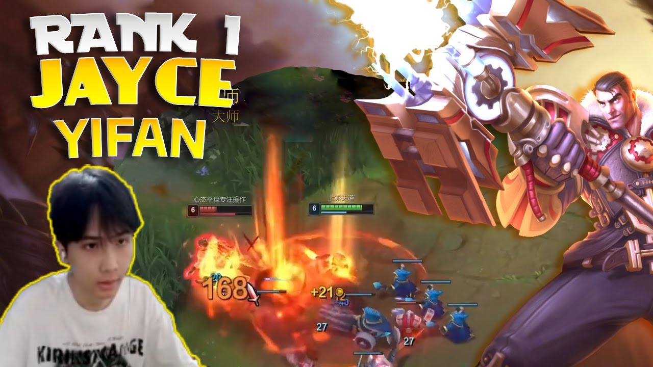 JayceKing YiFan Jayce vs Renekton - YiFan Rank 1 Jayce Guide
