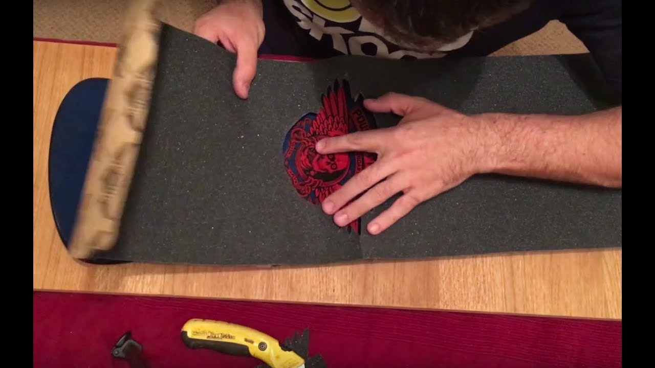 How to grip a Steve Caballero skateboard and cut out the top image
