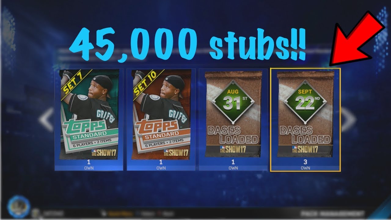 Packs in a Pack OPENING!! - MLB The Show 17