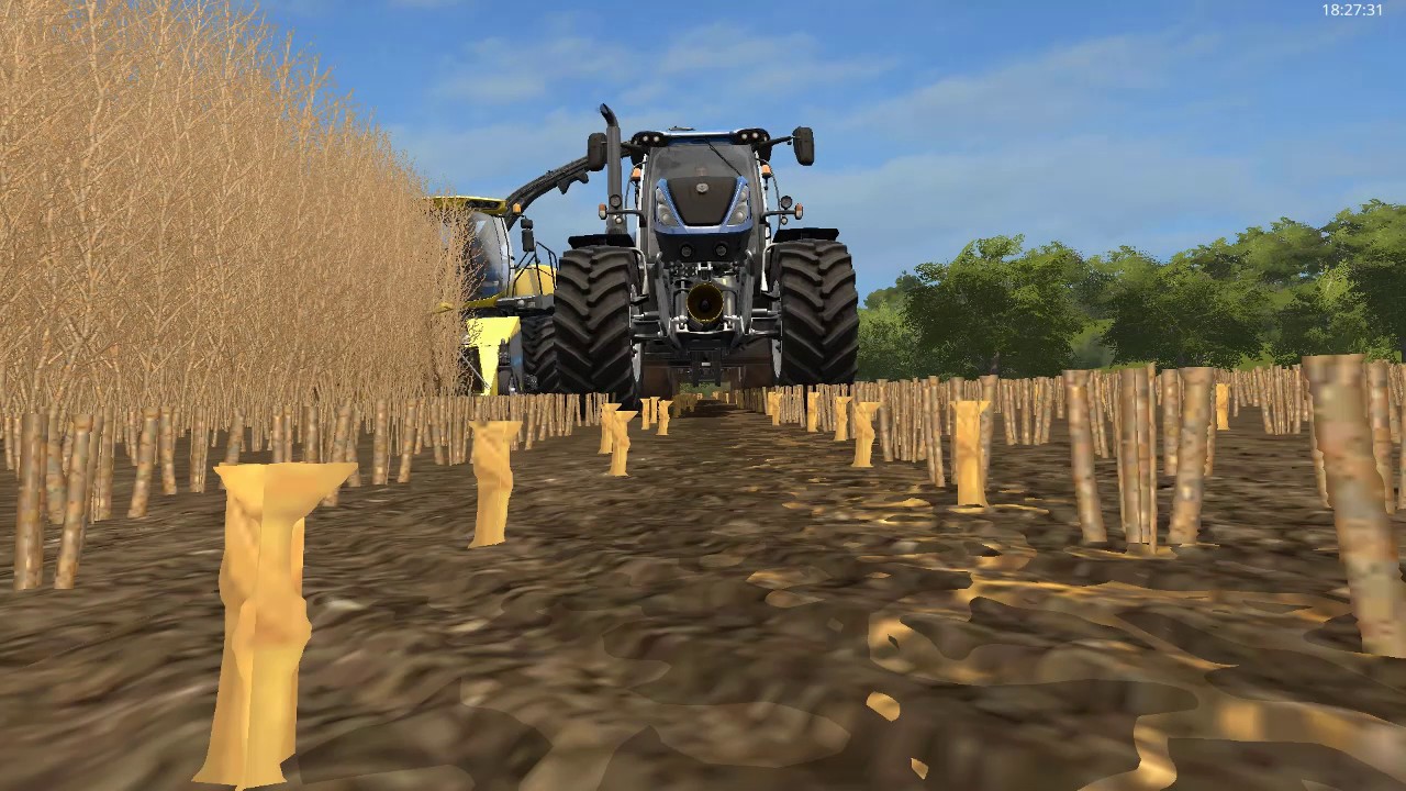 [LS17] Pappeln H&auml;ckseln mit New Holland (HD)