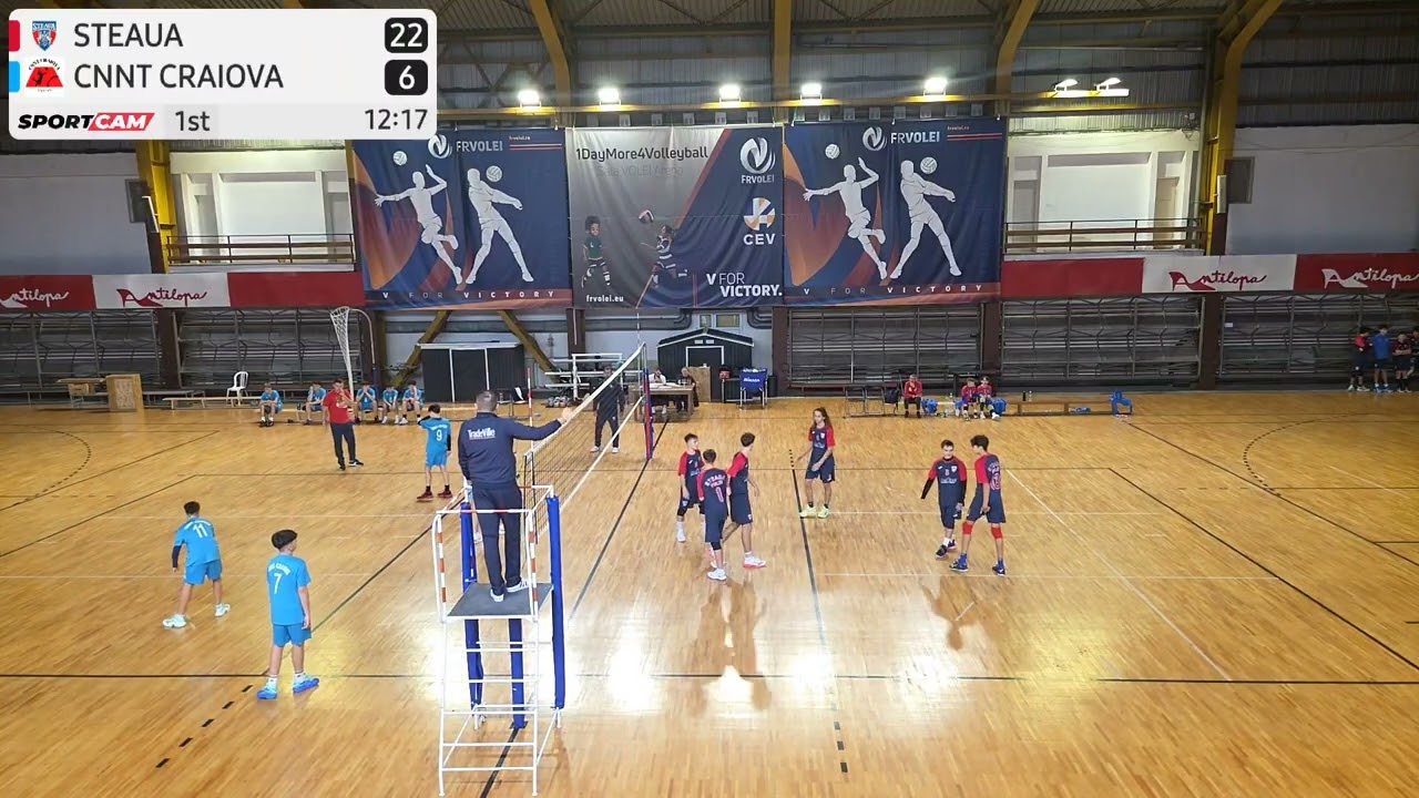 09.11.2025 - Steaua-CNNT Craiova (Scor:25-6;25-18;27-25) --Volei Juniori U15 CN 2025-2026 Turneul II