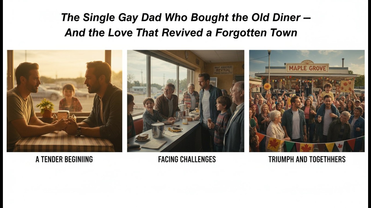 The Single Gay Dad Who Bought the Old Diner — And the Love That Revived a Forgotten Town