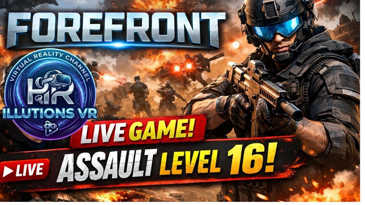 !Assault Level 16 in FOREFRONT VR 🤯 | Live War Zone Gameplay