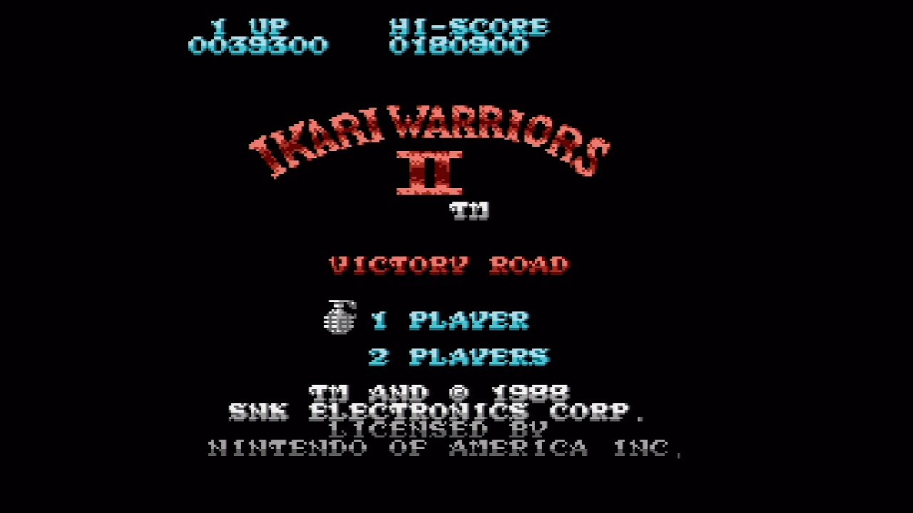 Ikari Warriors 2 victory road deathless run and about Tseries publishing