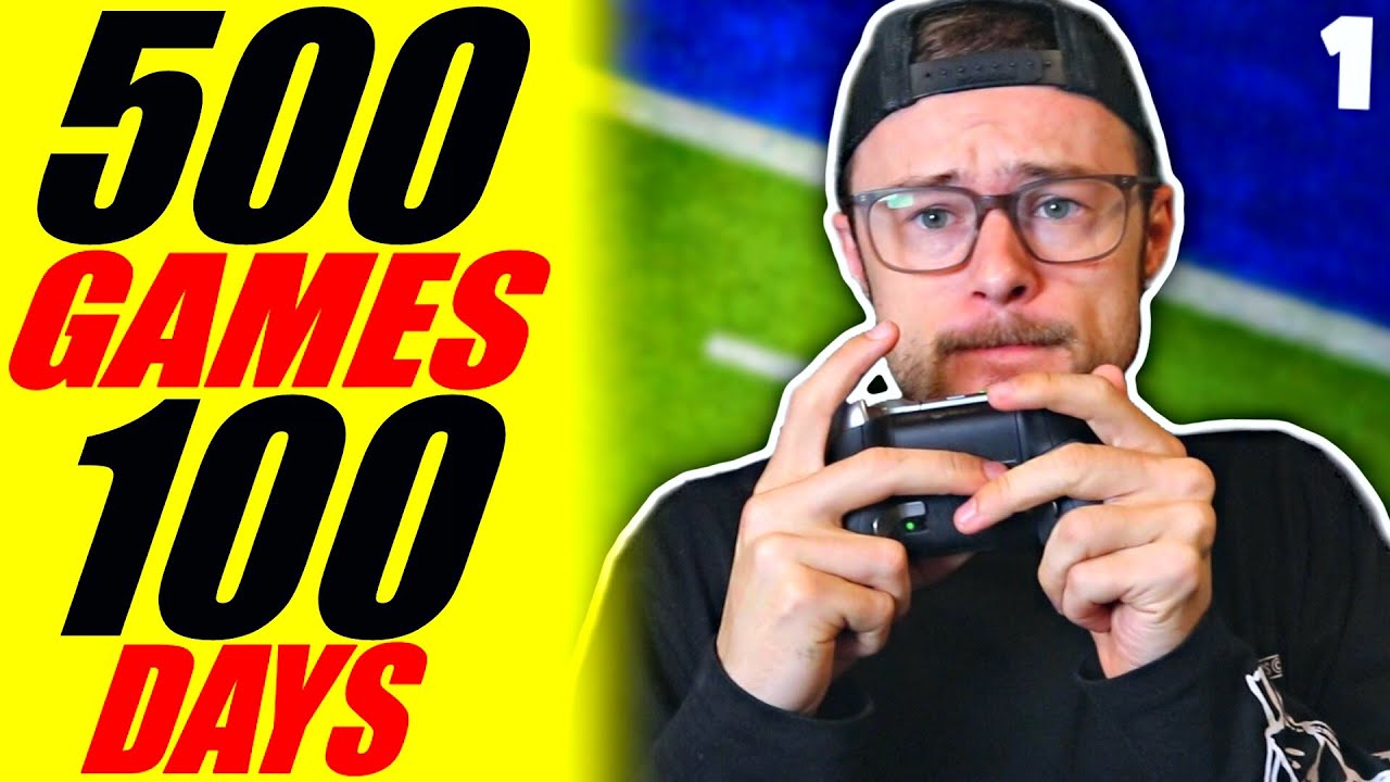 Average Madden Player Plays 500 Games in 100 Days.. (1/100)