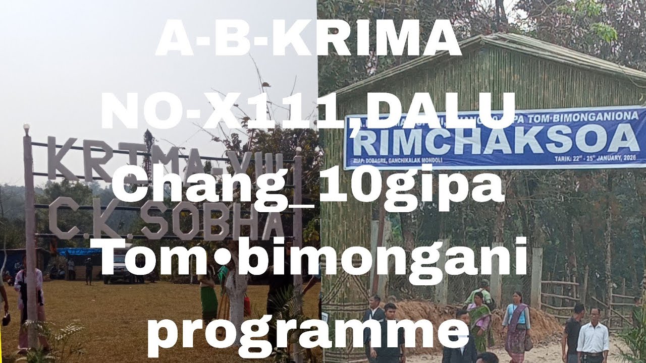 A•B•KRIMA NO XIII DALU CHANG 10GIPA TOM•BIMONGANI PROGRAMME