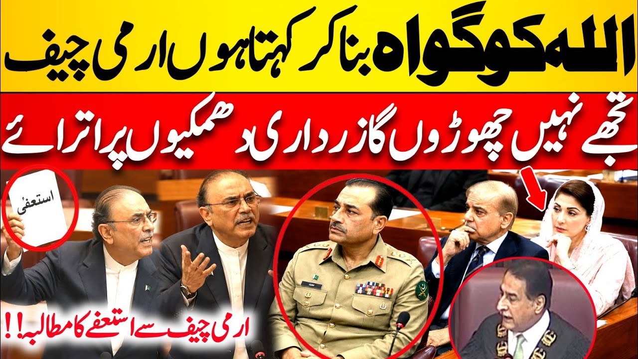 Asif Ali Zardari&rsquo;s Fiery Speech: Strong Criticism of Government in Parliament | Pakistan Politics