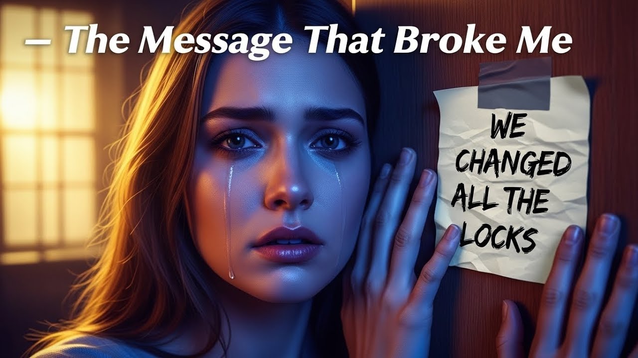“We Changed All the Locks” — The Message That Broke Me | A Family's True Story