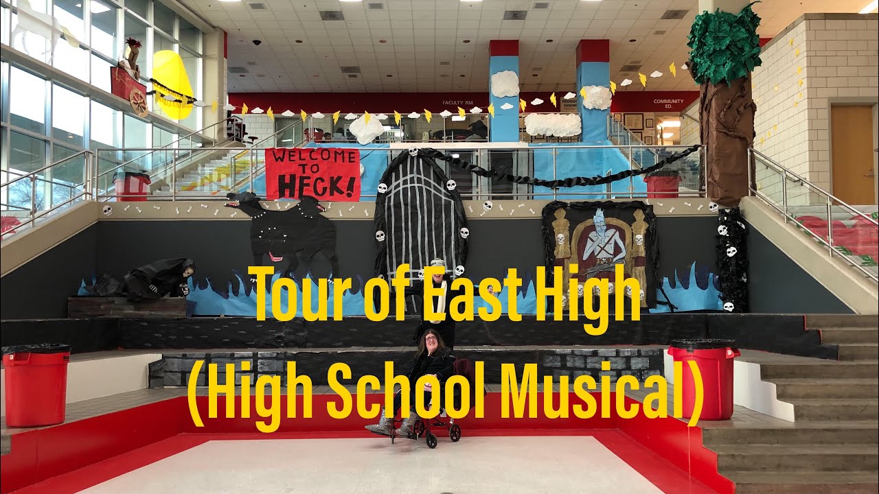 Tour Of East High School In Salt Lake City, Utah (a.k.a HSM School) Floor B & A