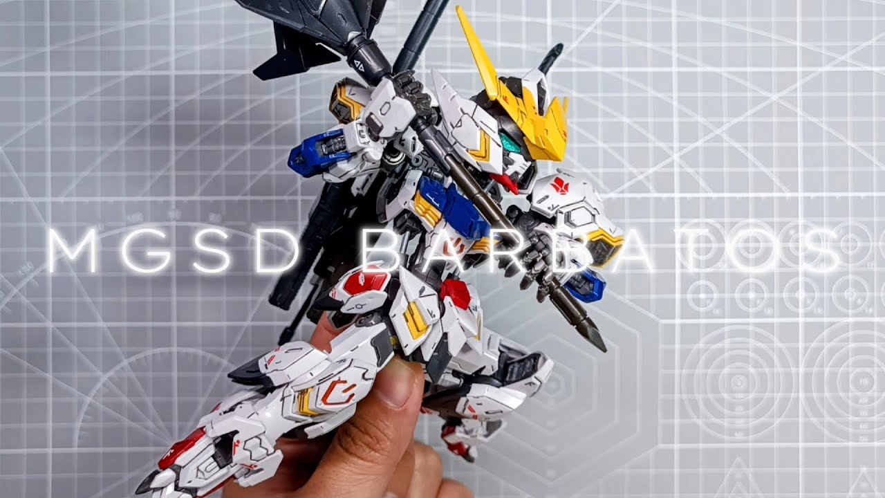 MGSD Barbatos gaogao full build, build tips, review and some poses