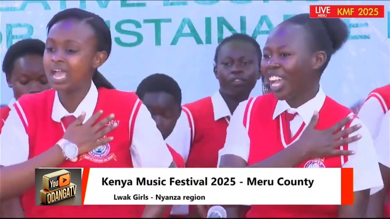LWAK GIRLS PERFORMING NIKUPENDEZE BY MERCY MASIKA AT THE KENYA MUSIC FESTIVAL 2025