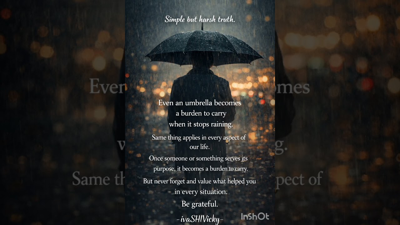 The weight of purpose and gratitude 