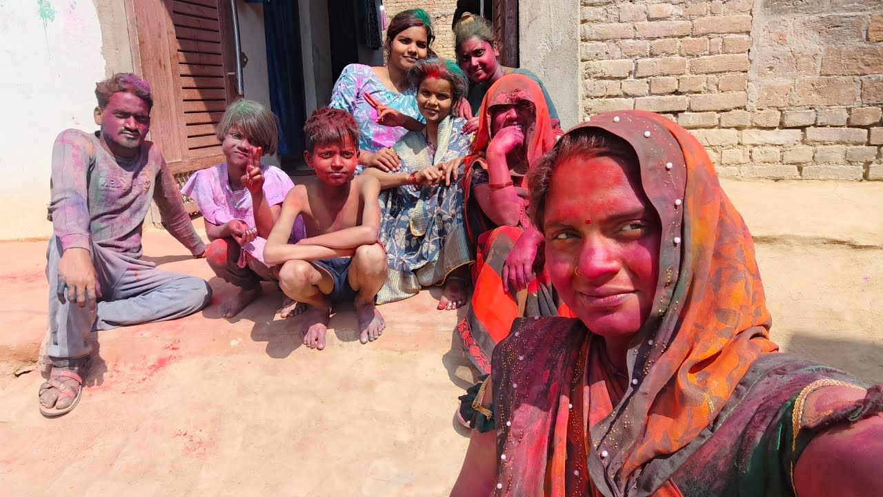 भयंकर होली मेरे गांव में #dailyvlog #longvideo #longvideo #comedy #vlog 