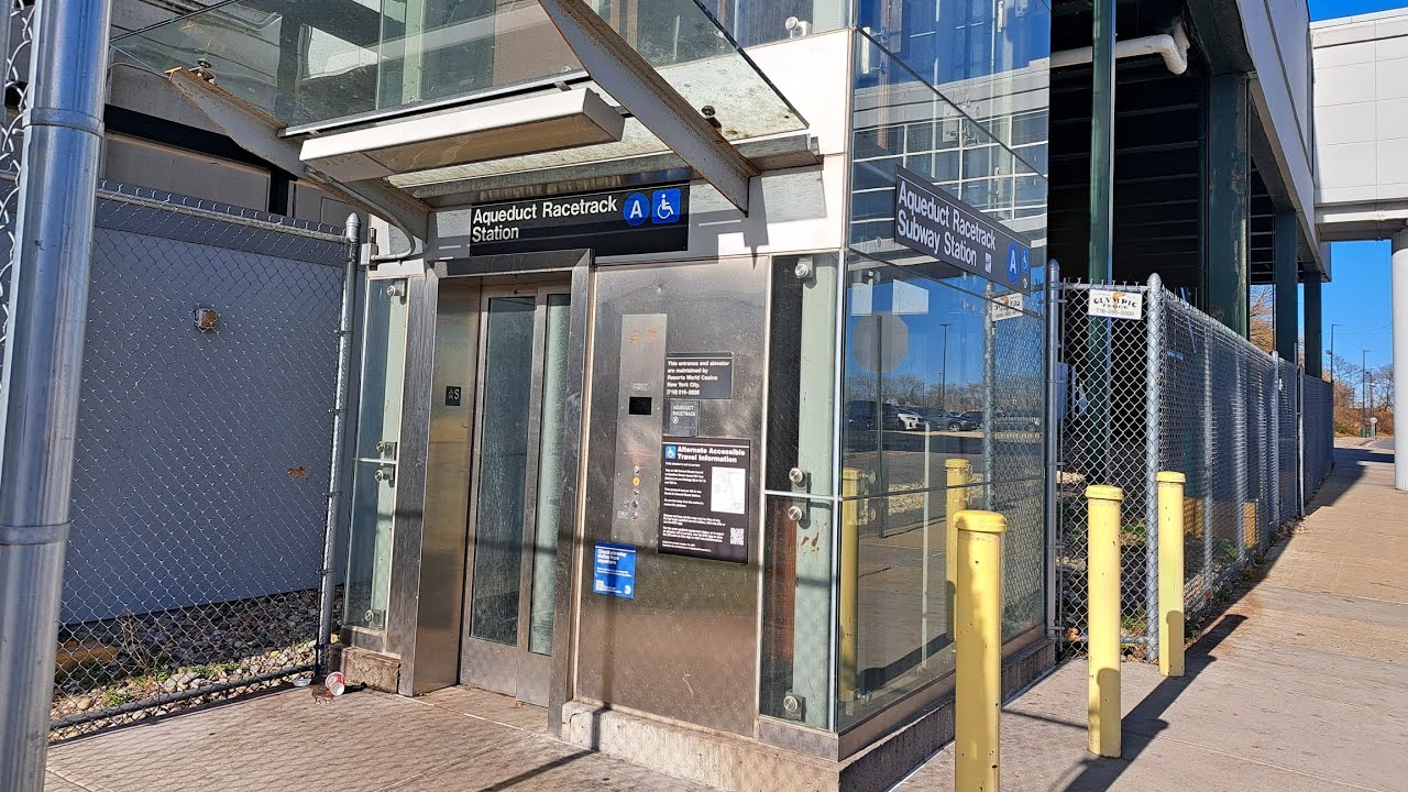 Elevator at Aqueduct Racetrack Station (A) Train 