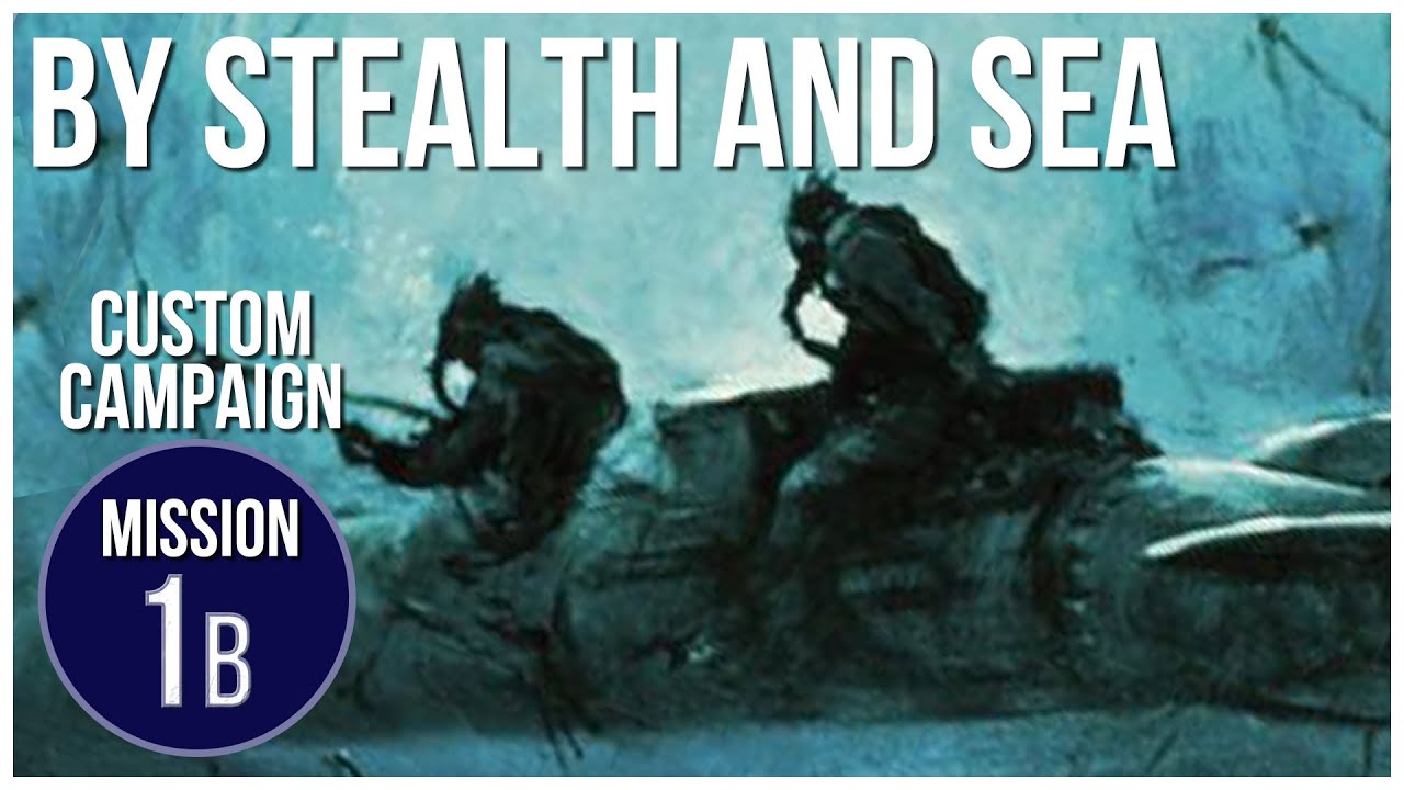 By Stealth & Sea Custom Campaign | Mission 1b | DVG Games | Playthrough | Solitaire Wargaming