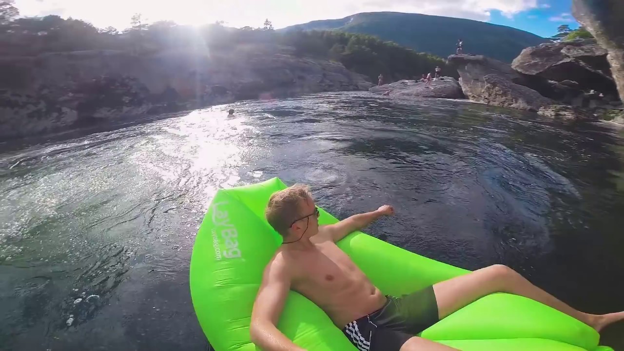 Cliff jumping paradise in Magalaupet, Oppdal - Norway