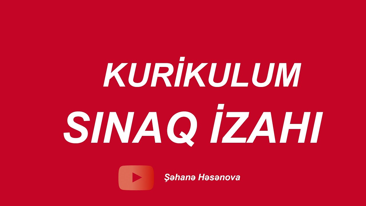 Bilik, Təfəkkür, Taksanomiyaya aid 20 sualdan ibarət qarışıq tipli sınaq | Şəhanə Həsənova