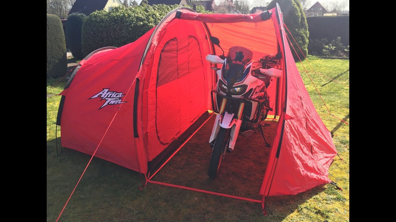 Honda Africa Twin Zelt - Mein erster Aufbau