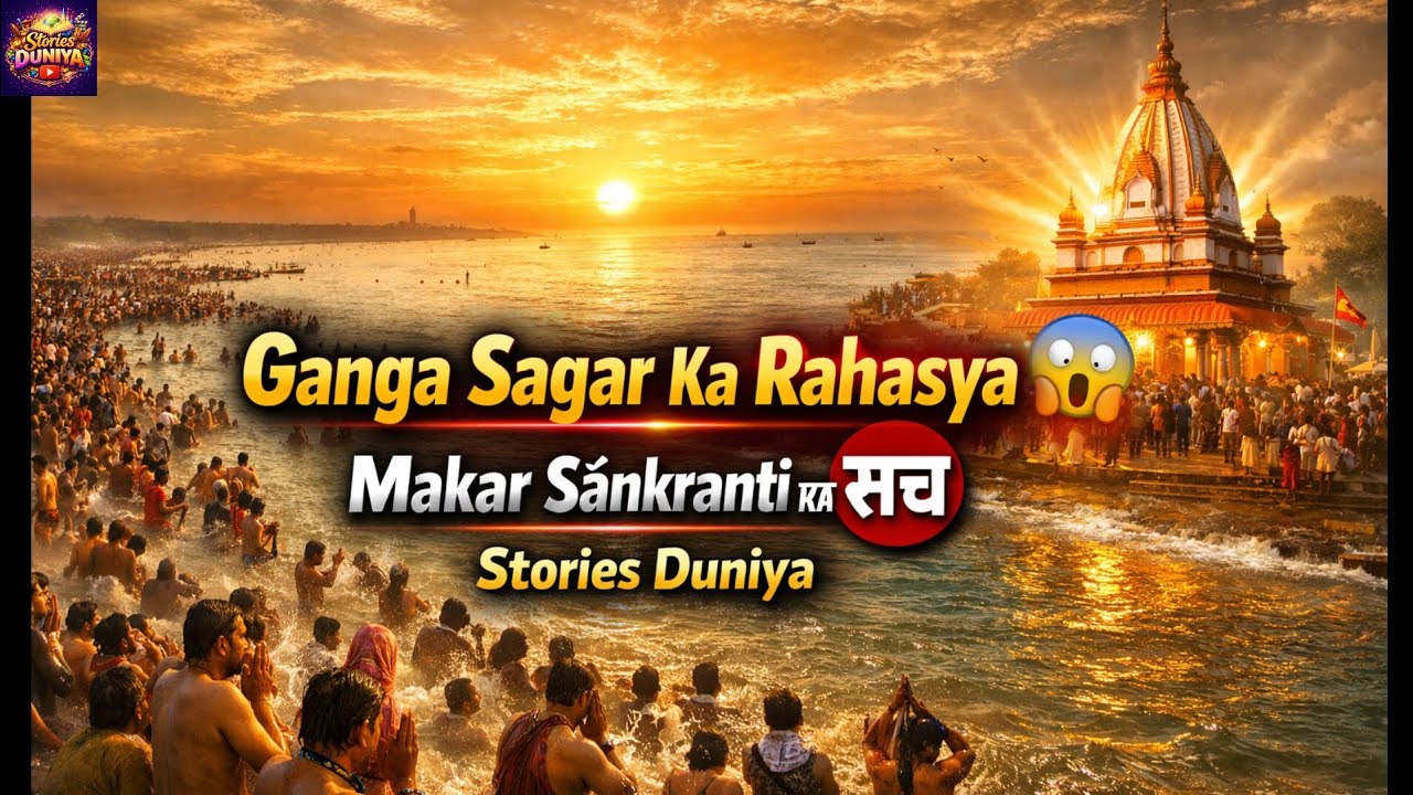 गंगा सागर का रहस्य😱|मकर संक्रांति का गुप्त सच | Kapil Muni, Bhagirath & Moksha Story |Stories Duniya
