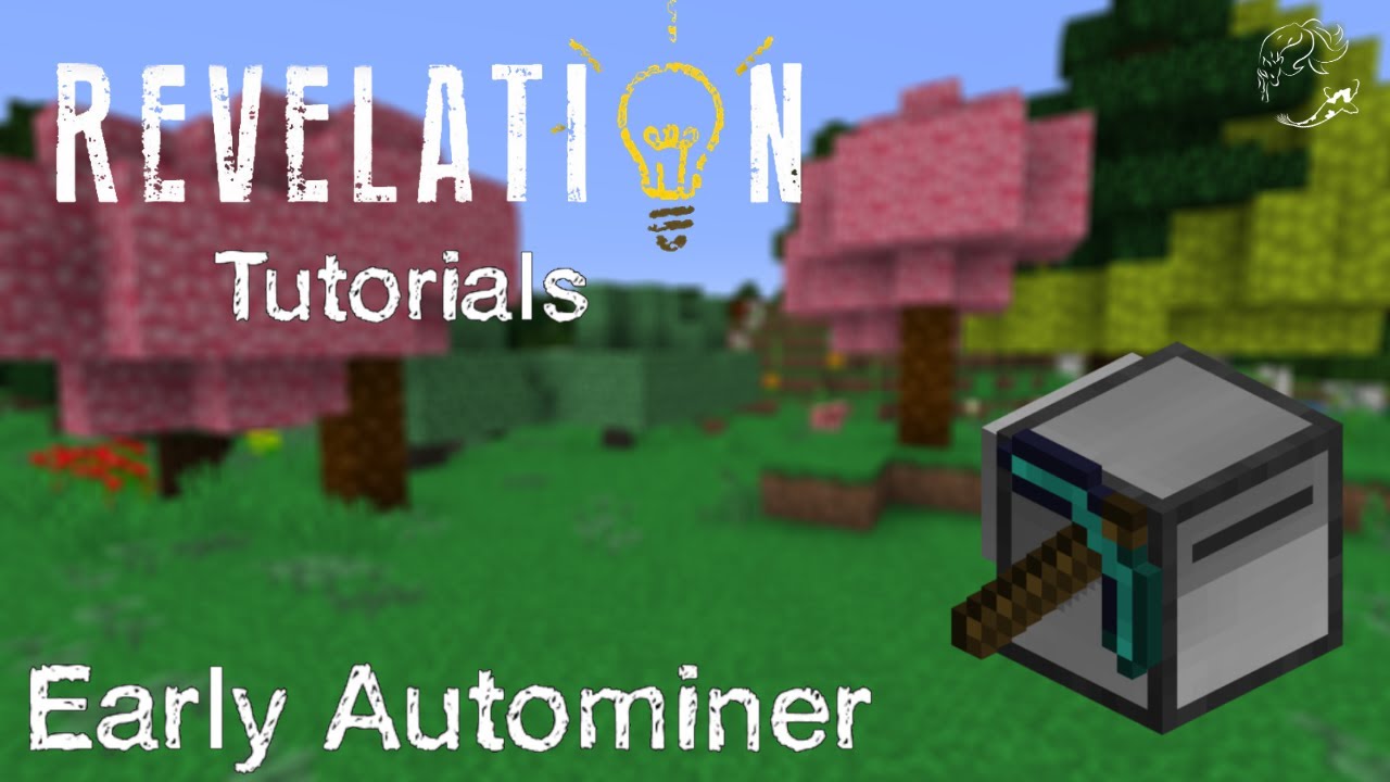 Early Game Autominer in FTB Revelation